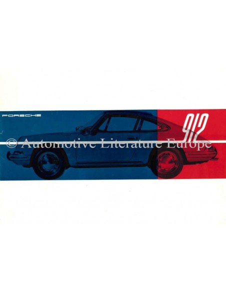 1965 PORSCHE 912 PROSPEKT DEUTSCH