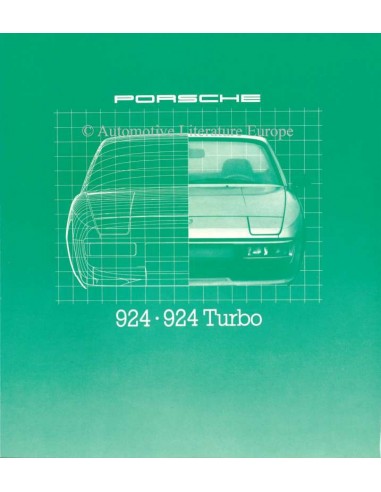 1980 PORSCHE 924 TURBO BROCHURE DUITS