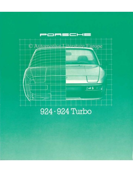 1980 PORSCHE 924 TURBO BROCHURE DUITS