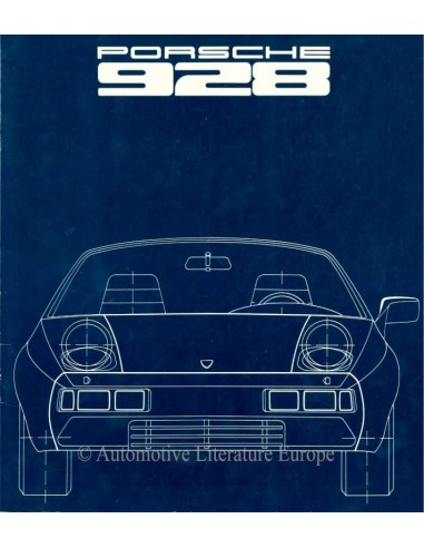 1977 PORSCHE 928 BROCHURE DUITS