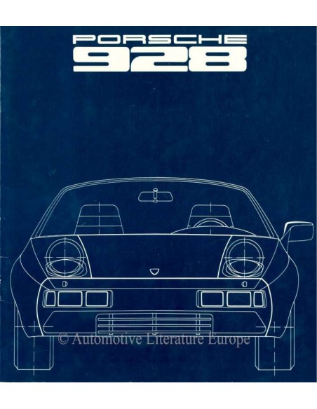 1977 PORSCHE 928 BROCHURE DUITS