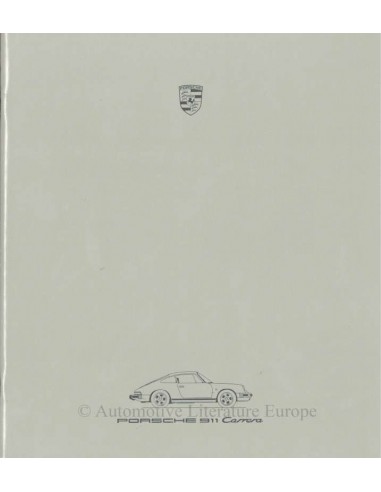 1986 PORSCHE 911 CARRERA BROCHURE GERMAN