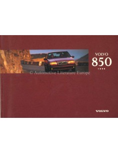 1996 VOLVO 850 INSTRUCTIEBOEKJE NEDERLANDS