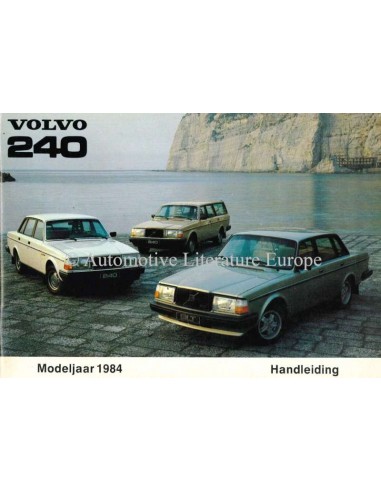 1984 VOLVO 240 BETRIEBSANLEITUNG NIEDERLANDISCH