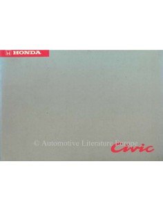 1994 HONDA CIVIC OWNER'S MANUAL HANDBOOK DUTCH