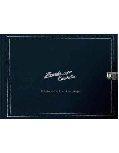 2017 PAGANI ZONDA HP BARCHETTA BROCHURE ITALIAANS ENGELS