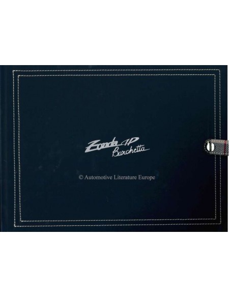 2017 PAGANI ZONDA HP BARCHETTA BROCHURE ITALIAANS ENGELS