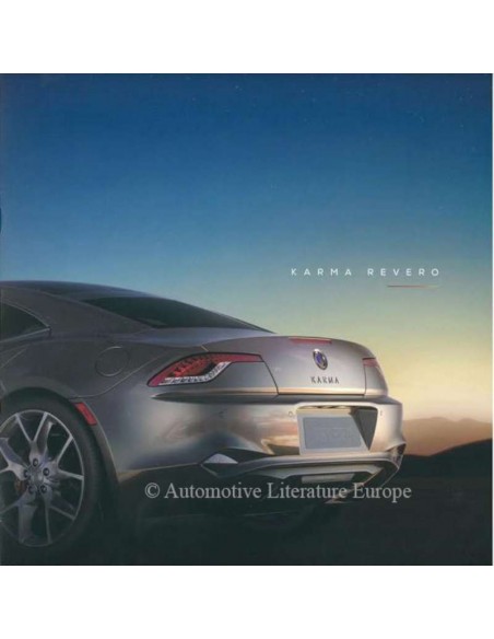 2016 FISKER KARMA REVERO BROCHURE ENGELS