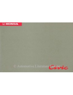 1994 HONDA CIVIC BETRIEBSANLEITUNG NIEDERLÄNDISCH