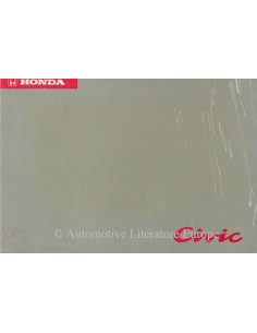 1994 HONDA CIVIC INSTRUCTIEBOEKJE NEDERLANDS
