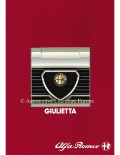 1984 ALFA ROMEO GIULIETTA PROSPEKT NIEDERLÄNDISCH