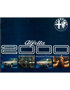 1977 ALFA ROMEO ALFETTA 2000 BROCHURE DUTCH