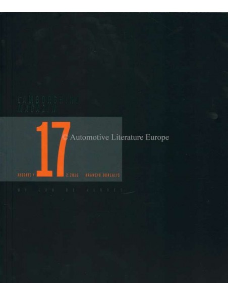 2015 LAMBORGHINI MAGAZINE 17 ARANCIO BOREALIS DUITS