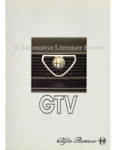 1985 ALFA ROMEO GTV & GTV6 BROCHURE DUTCH