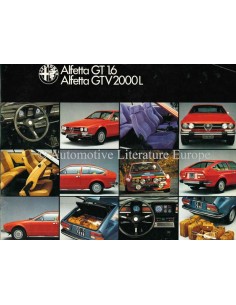 1979 ALFA ROMEO ALFETTA GT 1.6 | GTV 2000 L BROCHURE DUTCH