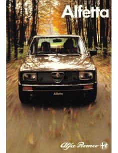 1982 ALFA ROMEO ALFETTA BROCHURE NEDERLANDS