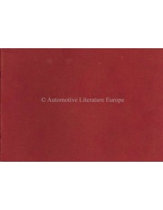 1953 PORSCHE 356 A INSTRUCTIEBOEKJE DUITS