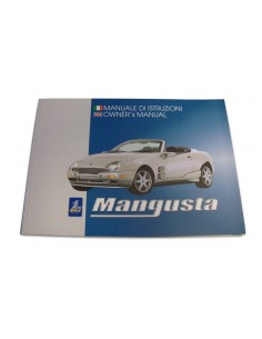 2000 QVALE MANGUSTA INSTRUCTIEBOEKJE ITALIAANS ENGELS