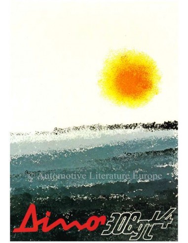 1974 FERRARI DINO 308GT4 BROCHURE 98/74