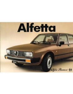 1981 ALFA ROMEO ALFETTA PROSPEKT NIEDERLÄNDISCH