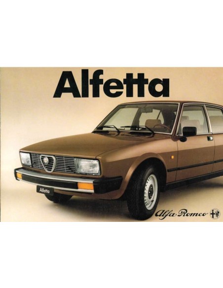 1981 ALFA ROMEO ALFETTA PROSPEKT NIEDERLÄNDISCH