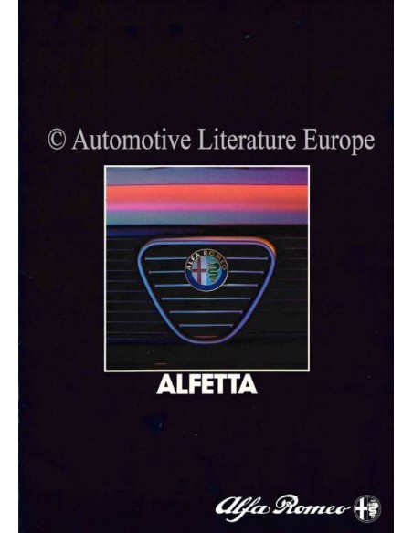 1984 ALFA ROMEO ALFETTA BROCHURE NEDERLANDS