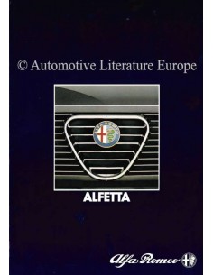 1983 ALFA ROMEO ALFETTA PROSPEKT DEUTSCH