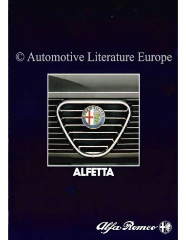 1983 ALFA ROMEO ALFETTA BROCHURE DUITS