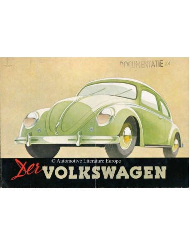 1950 VOLKSWAGEN KÄFER PROSPEKT DEUTSCH