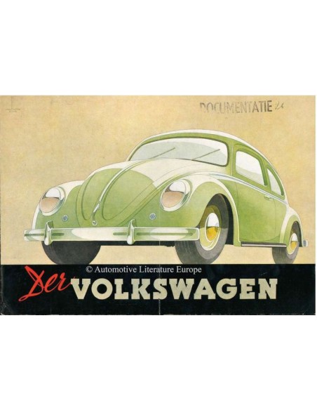 1950 VOLKSWAGEN KEVER BROCHURE DUITS