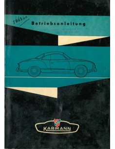 1956 VOLKSWAGEN KARMANN GHIA HANDLEIDING DUITS