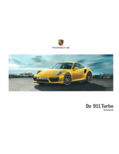2018 PORSCHE 911 TURBO HARDBACK BROCHURE DUTCH