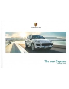 2015 PORSCHE CAYENNE HARDBACK BROCHURE ENGLISH
