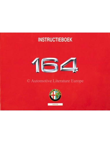 1993 ALFA ROMEO 164 INSTRUCTIEBOEKJE NEDERLANDS