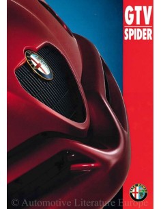 1997 ALFA ROMEO GTV SPIDER BROCHURE NEDERLANDS