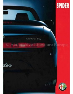 1995 ALFA ROMEO SPIDER BROCHURE NEDERLANDS