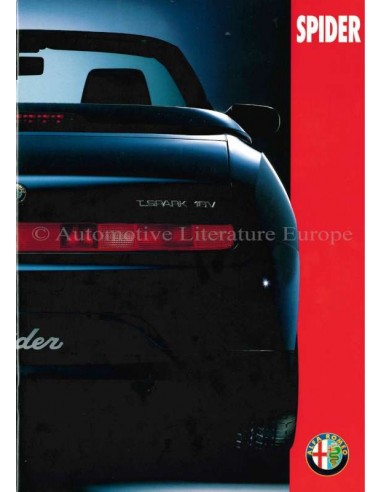1995 ALFA ROMEO SPIDER PROSPEKT NIEDERLANDISCH