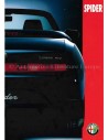1995 ALFA ROMEO SPIDER PROSPEKT NIEDERLANDISCH