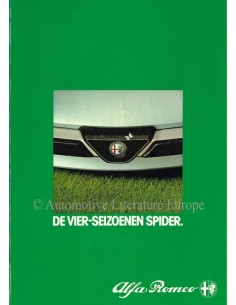 1983 ALFA ROMEO SPIDER BROCHURE DUTCH