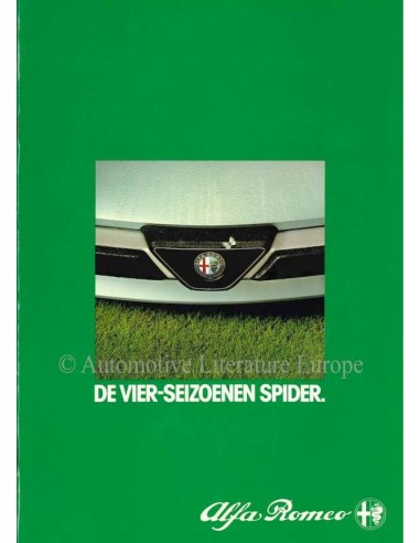 1983 ALFA ROMEO SPIDER PROSPEKT NIEDERLÄNDISCH