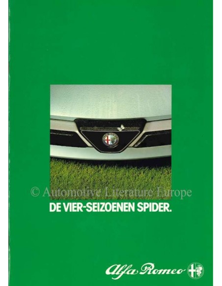 1983 ALFA ROMEO SPIDER PROSPEKT NIEDERLÄNDISCH