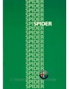 1986 ALFA ROMEO SPIDER BROCHURE NEDERLANDS