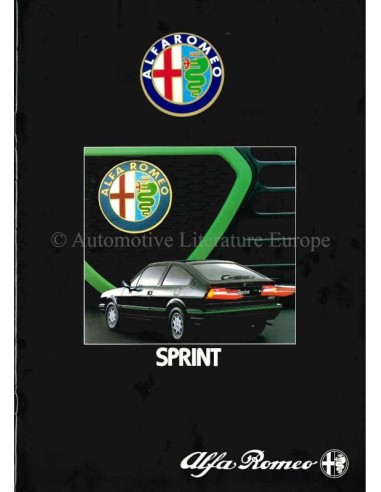 1983 Alfa Romeo Sprint Brochure Nederlands