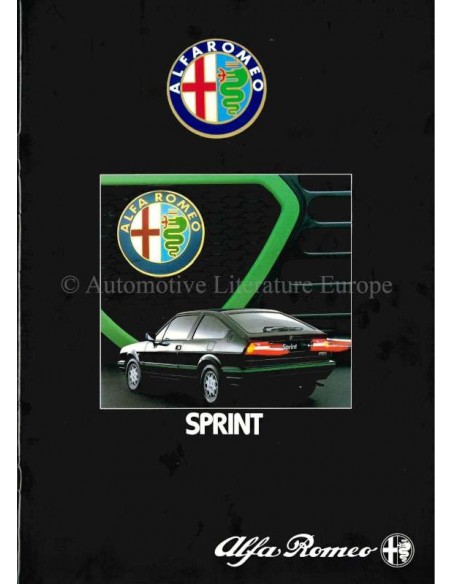 1983 Alfa Romeo Sprint Brochure Nederlands