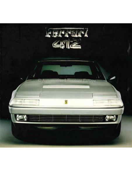 1985 FERRARI 412 PROSPEKT 354/85