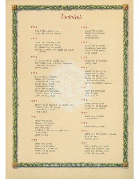 1955 ALFA ROMEO 950 AUTOCARRO BROCHURE ITALIAANS