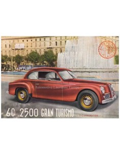 1950 ALFA ROMEO 6C 2500 GRAN TURISMO BROCHURE