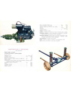 1954 ALFA ROMEO 1900 BERLINA BROCHURE 2