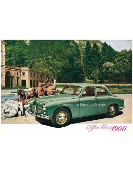 1954 ALFA ROMEO 1900 BERLINA BROCHURE