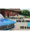 1966 ALFA ROMEO OSI 2600 BERLINA DE LUXE BROCHURE